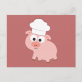 Pig Chef Briefkaart (Voorkant)