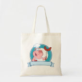 Pig Chef-Canvas tas (Voorkant)