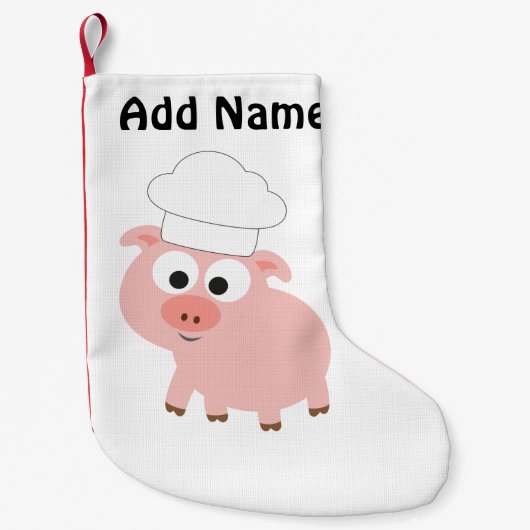 Pig Chef Kleine Kerstsok (Voorkant)