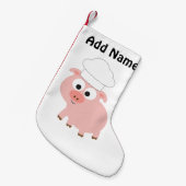 Pig Chef Kleine Kerstsok (Voorkant (Hangend))