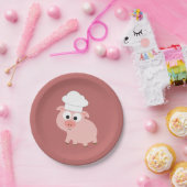 Pig Chef Papieren Bordje (Feest)