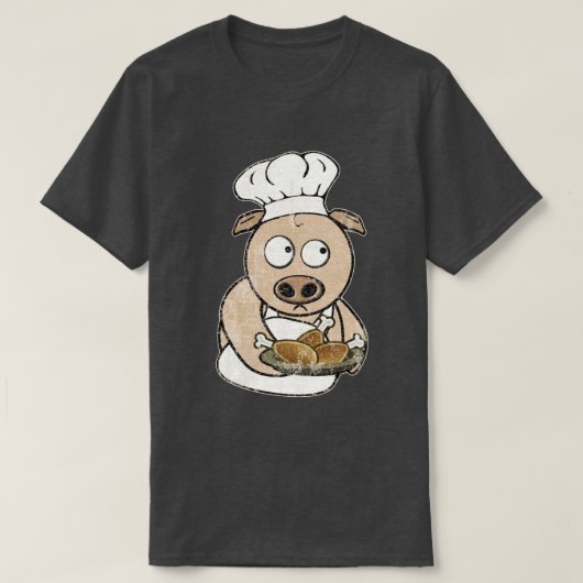 Pig Chef T-shirt (Design voorkant)