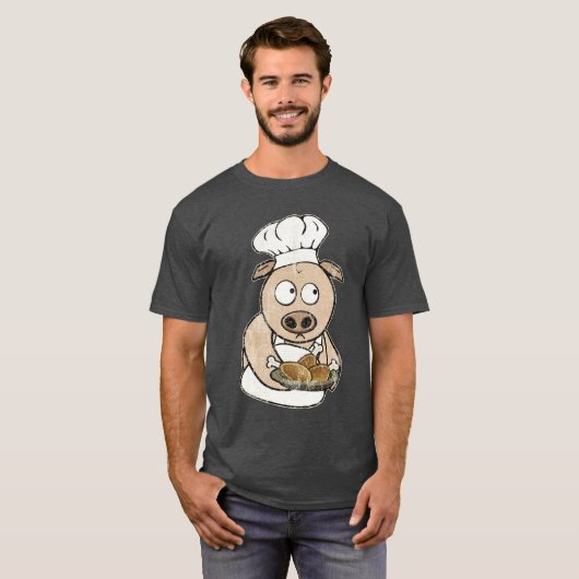 Pig Chef T-shirt (Voorkant volledig)