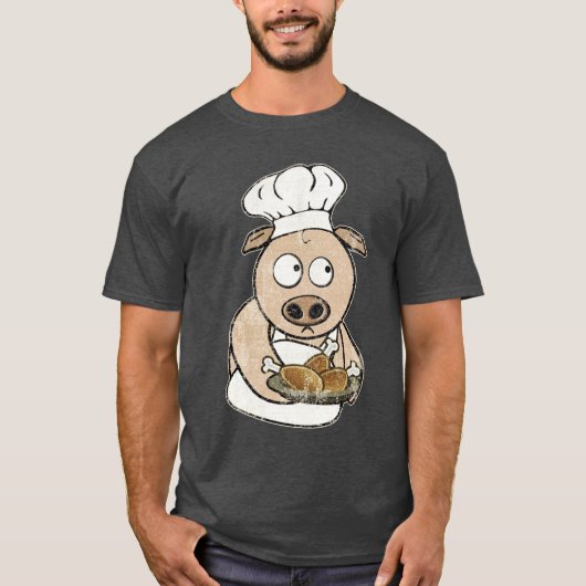 Pig Chef T-shirt (Voorkant)