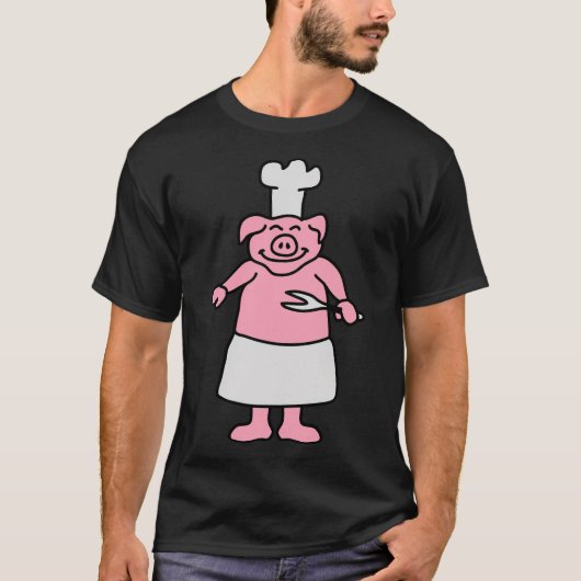 Pig Chef-verjaardagsjongen aaa T-shirt (Voorkant)