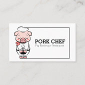 Pig Chef Visitekaartje (Voorkant)