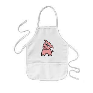 Pig Childrens Apron Kinder Schort