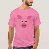 PIG COSTUME HALLOWEEN, VOORDAT IK EEN PIG PIGGY PI T-SHIRT (Voorkant)