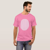Pig Costume Pink Belly Halloween Dress Up Funn T-shirt (Voorkant volledig)
