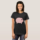 Pig Cute Gift Idee T-shirt (Voorkant volledig)