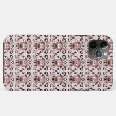 Pig Damask Patroon Case-Mate iPhone Case (Achterkant (horizontaal))