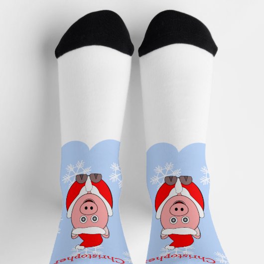 Pig Design Christmas Sokken (Top)