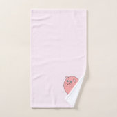 Pig Design Monogrammed Bad Handdoek (Handdoek)