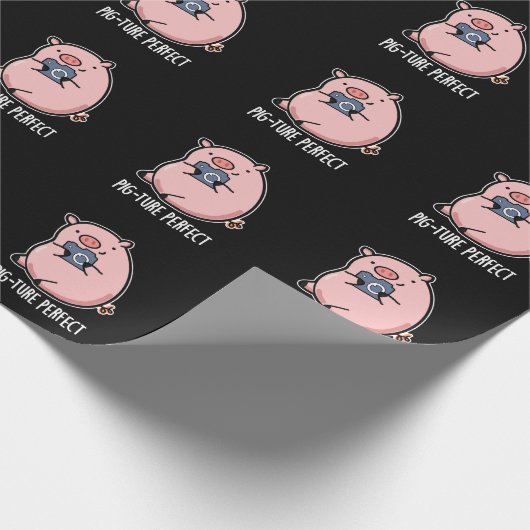 Pig. donker BG. Cadeaupapier (Hoek)