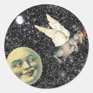 Pig Dreams Ronde Sticker