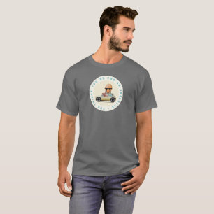 Pig Driving Car met Giant Egg - Whimsical Fun T-shirt