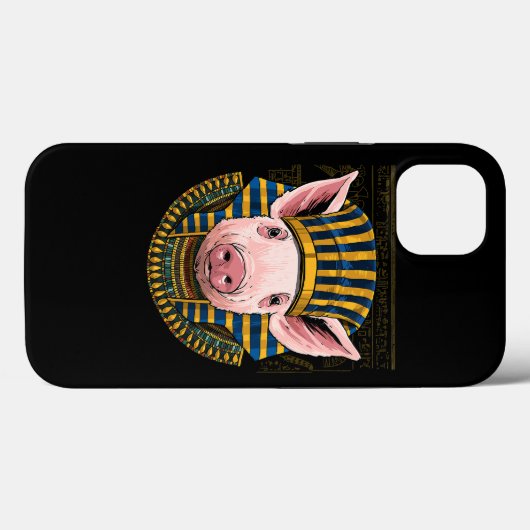 Pig Egyptian Pharaoh Historian Archeoloog 90 Case-Mate iPhone Case (Achterkant (horizontaal))