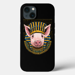 Pig Egyptian Pharaoh Historian Archeoloog 90 Case-Mate iPhone Case
