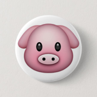 Pig Emoji Ronde Button 5,7 Cm