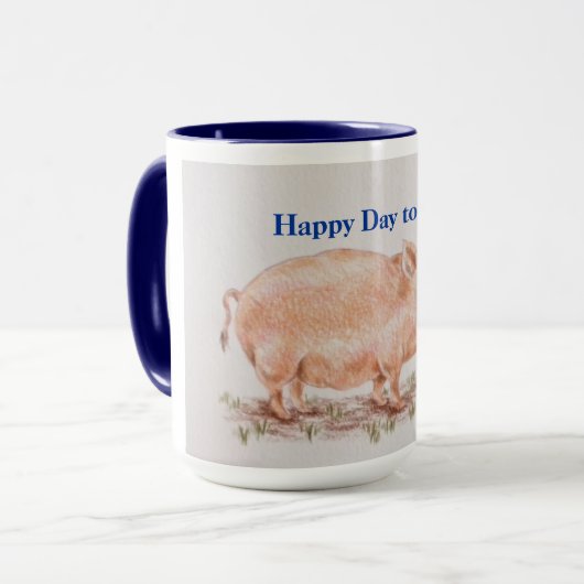 Pig en Robin-Mok, Mok (Voorkant links)