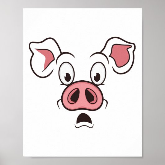 Pig Face Costume Poster (Voorkant)