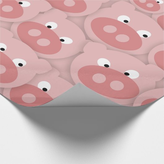 Pig Face Fun Cadeaupapier (Hoek)