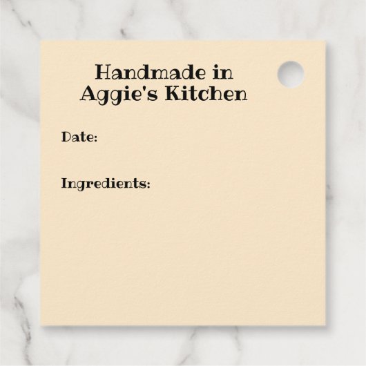 Pig Farting Fire Spicy BBQ Sauce Bedankjes Labels (Achterkant)