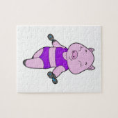 Pig Fitness Dumbbell Legpuzzel (Horizontaal)