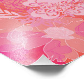 PiG Flower of life Foto Afdruk (Hoek)