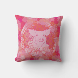 PiG Flower of life Kussen