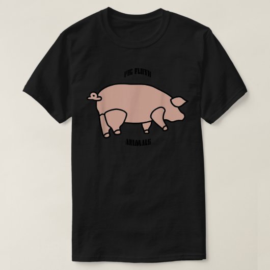 Pig Floyd Battersea-schoorsteen T-shirt (Design voorkant)