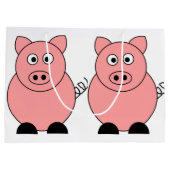 Pig Gift Bag Groot Cadeauzakje (Achterkant)