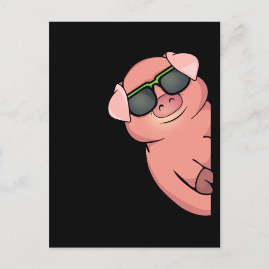 Pig Gift For Pig Lovers Women Pigs Swine Pig Briefkaart (Voorkant)