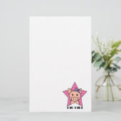 Pig Girl Briefpapier (Staand voorkant)
