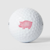 Pig Golf Balls Golfballen (Voorkant)