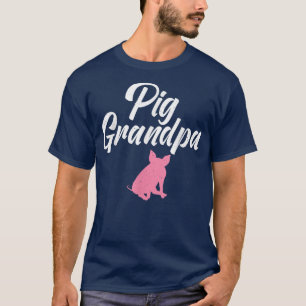 Pig Grandpa Pig Eigenaar Pig Farmer Pig Grandad T-shirt