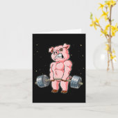 Pig Gym Gewichtstraining Deadlift Kaart (Gele Bloem)
