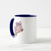 Pig Halloween Witch Kinder Witches Costume Mok (Voorkant links)