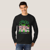 Pig Happy St Patricks Day Family Farmer Farming Lo T-shirt (Voorkant volledig)