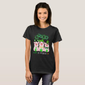 Pig Happy St Patricks Day Family Farmer Farming Lo T-shirt (Voorkant volledig)