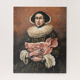 Pig Head Puzzle Legpuzzel
