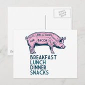 Pig, het is allemaal goed! briefkaart (Voorkant / Achterkant)