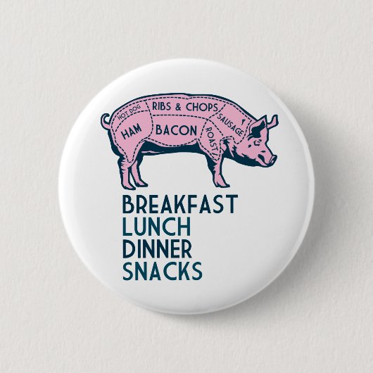 Pig, het is allemaal goed! ronde button 5,7 cm (Voorkant)