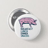Pig, het is allemaal goed! ronde button 5,7 cm (Voorkant /achterkant)