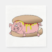 Pig Hot Dog Servet (Voorkant)