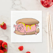 Pig Hot Dog Servet