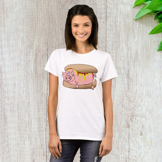 Pig Hot Dog T-shirt