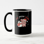 Pig I'm Snow Cute Snowman Snow Pun Mok (Links)