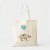 Pig in a balloon tote bag (Voorkant)