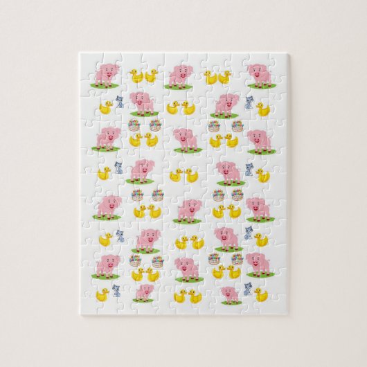 Pig Jigzaag Puzzle Legpuzzel (Verticaal)
